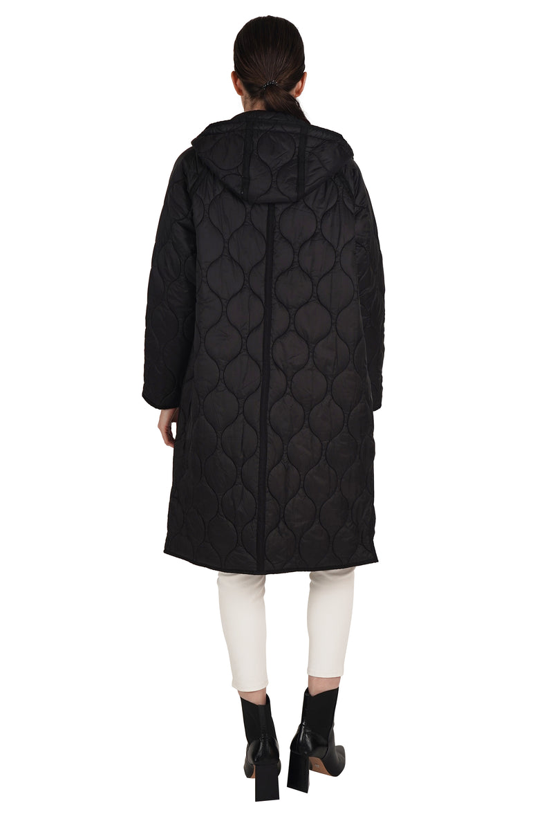 Love Token Long Quilted Jacket 8