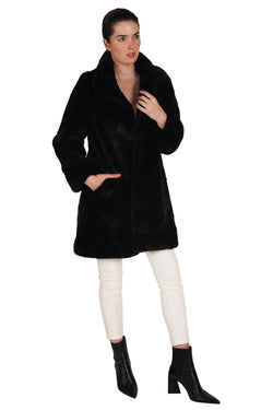 Love Token Women's Turner Faux Fur Coat – Love Token US