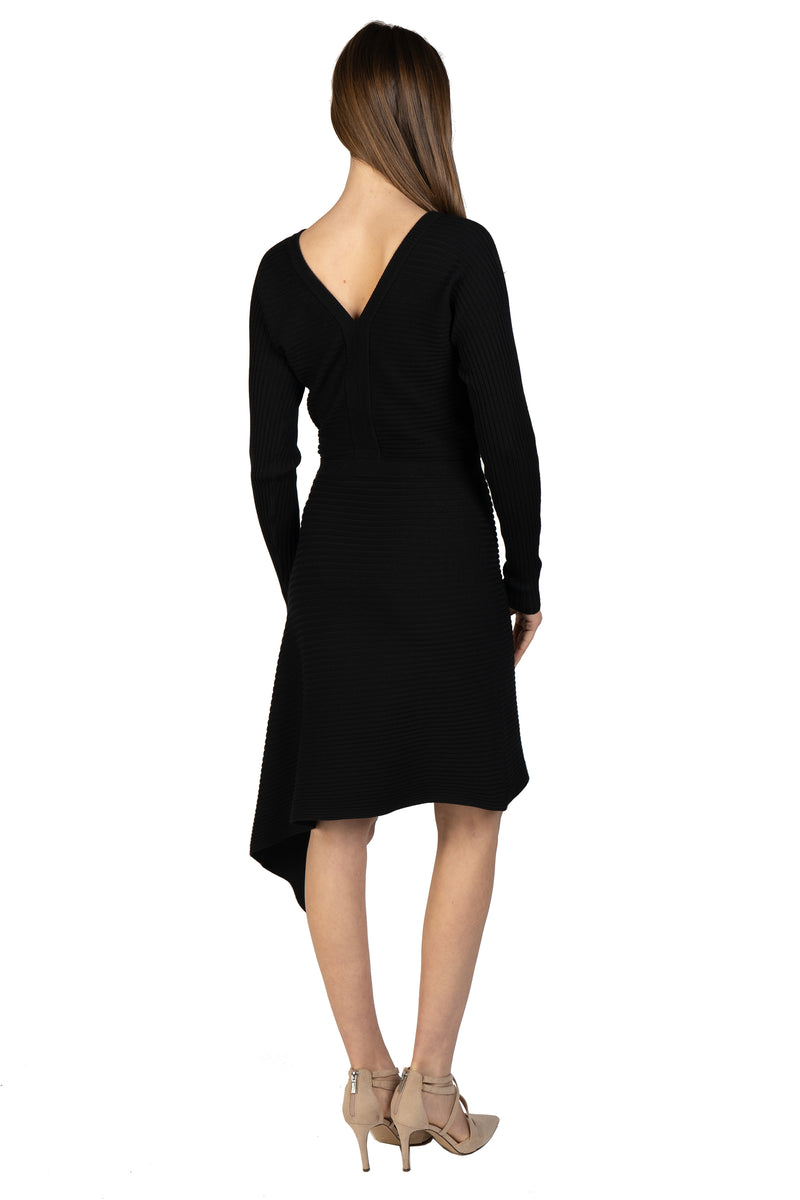 Asymmetrical Knit Sweater Dress Asymmetrical Knit Sweater Dress