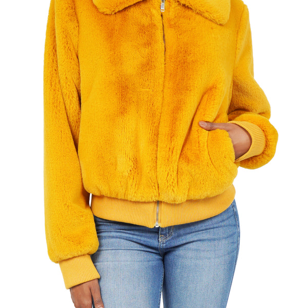 Beckie faux fur coat discount