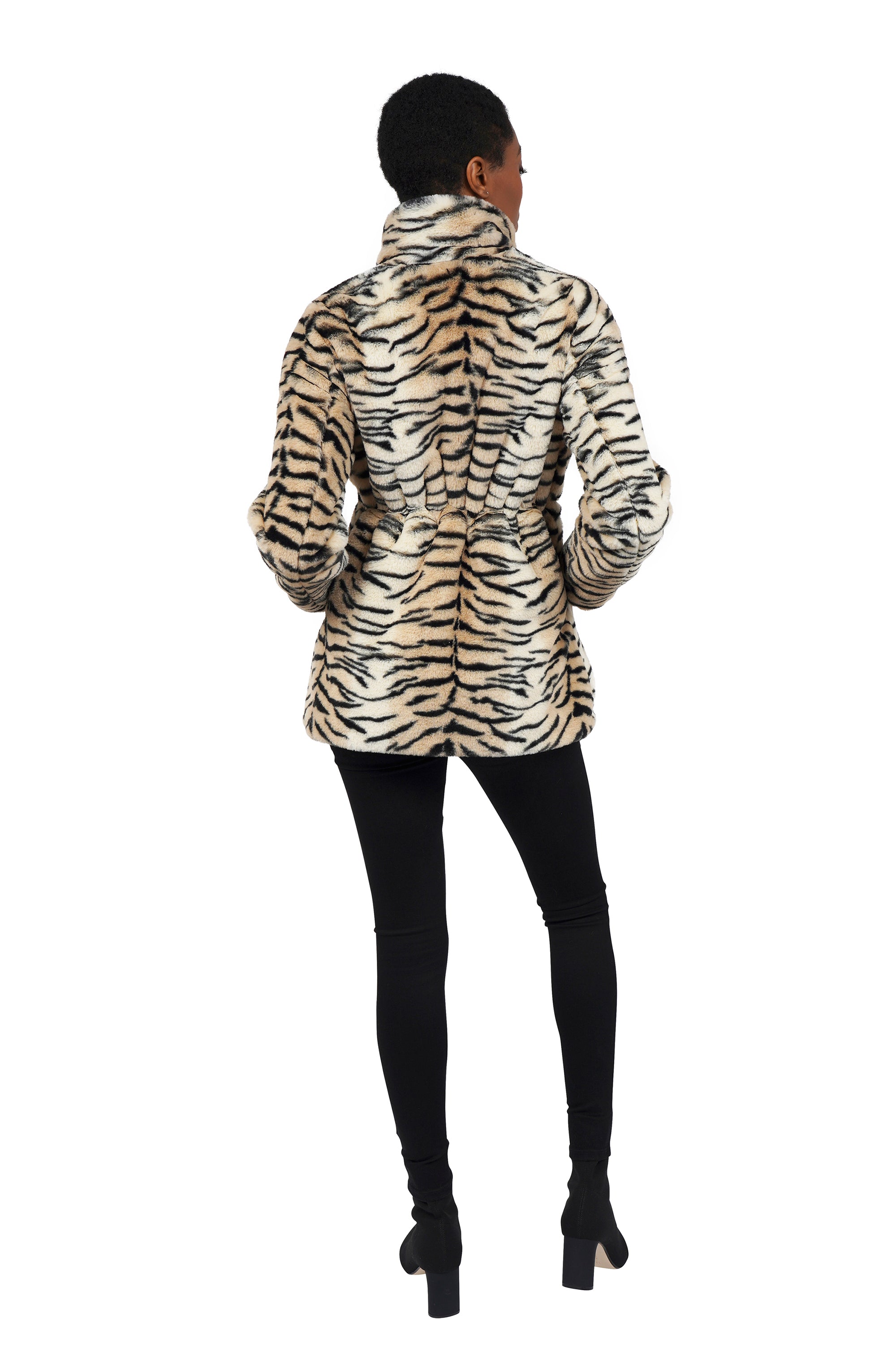 George Faux Fur Jacket - Love Token