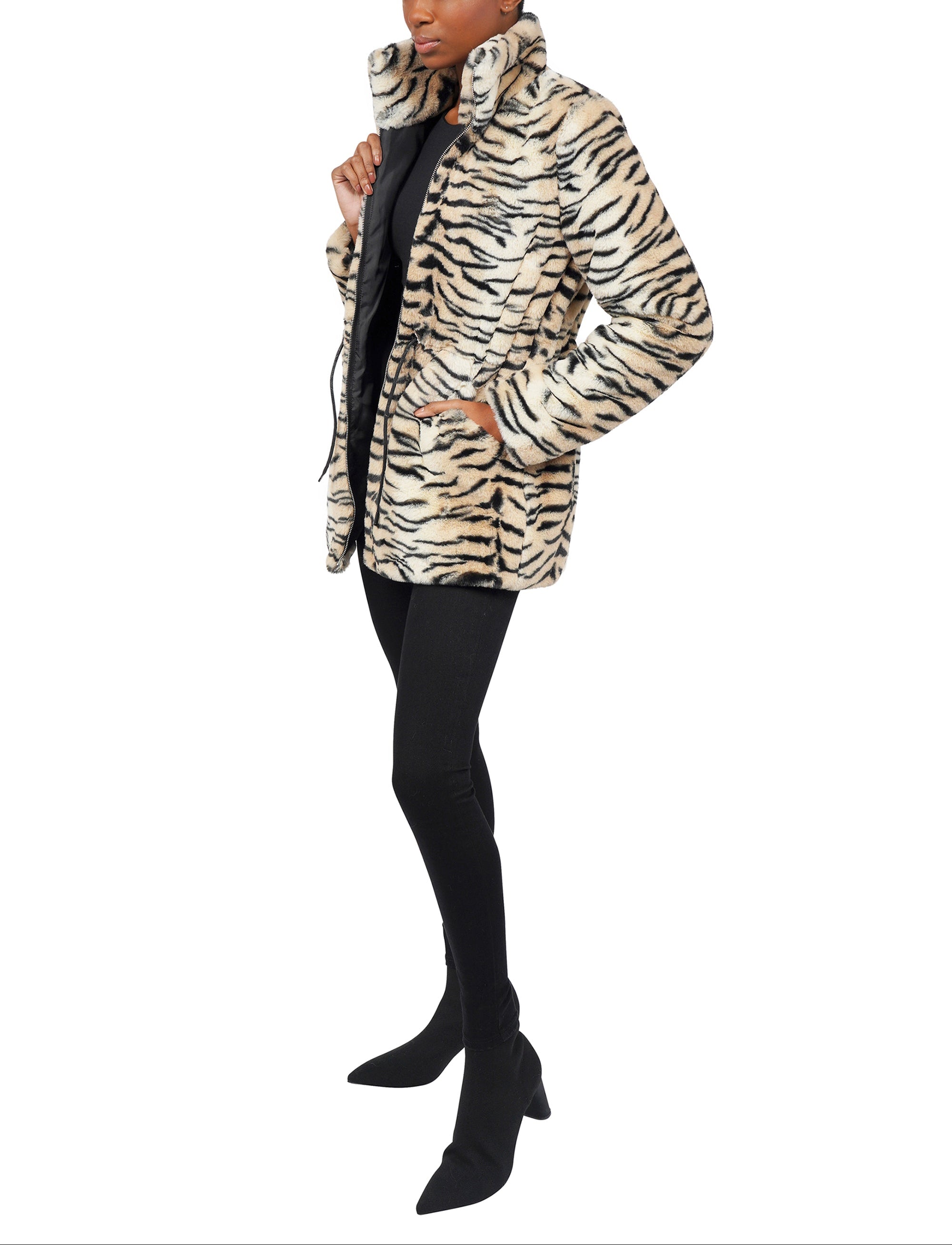 George Faux Fur Jacket - Love Token