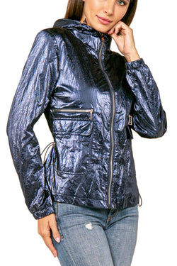 Austin Hooded & Rear Drawstring Anorak Jacket Coat