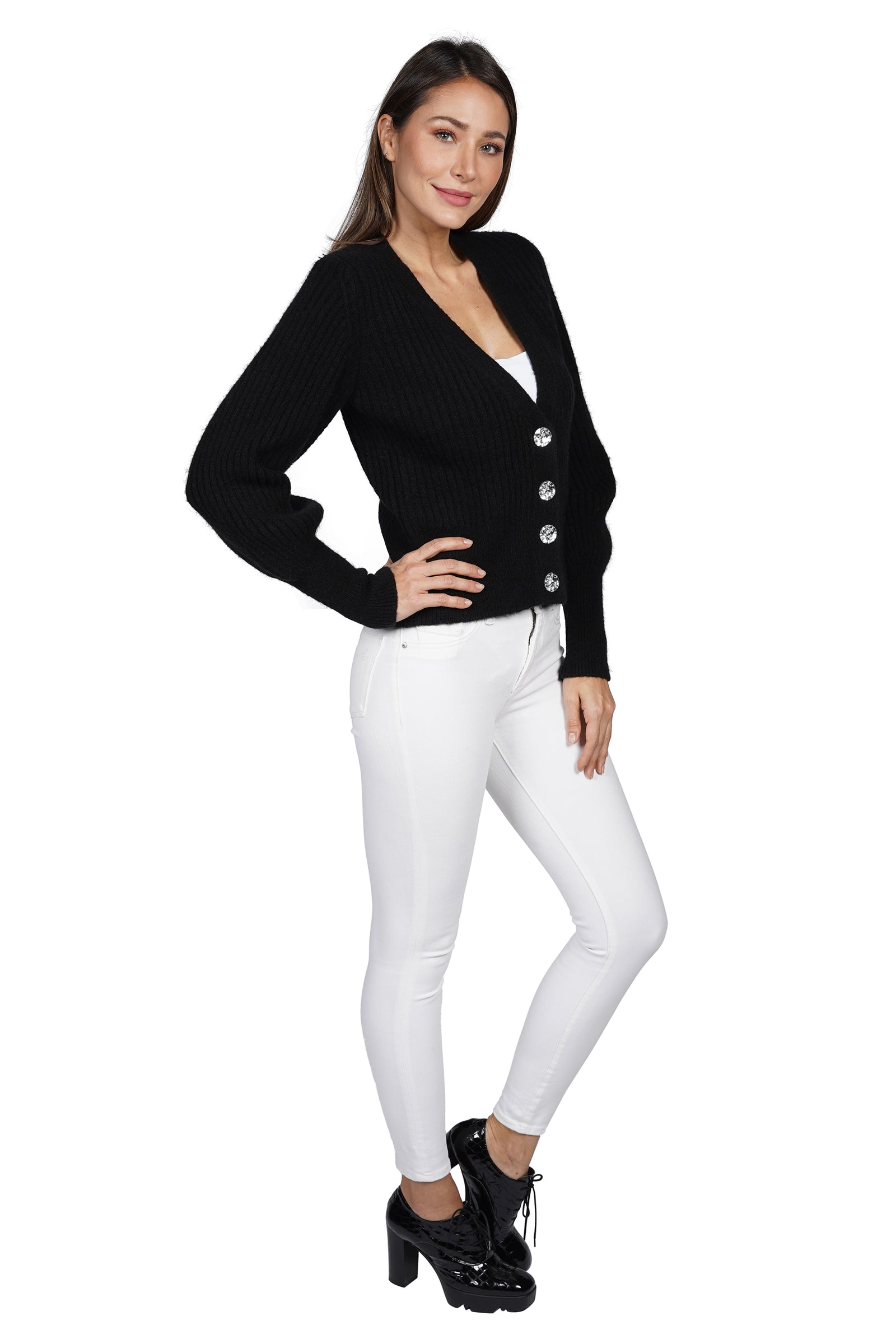 Jewel Button Cardigan - Love Token – Love Token US