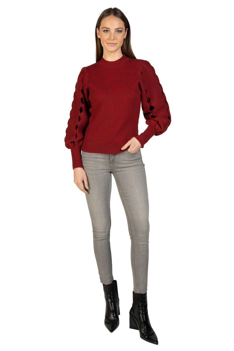 Ophelia Cut Sleeve Sweater