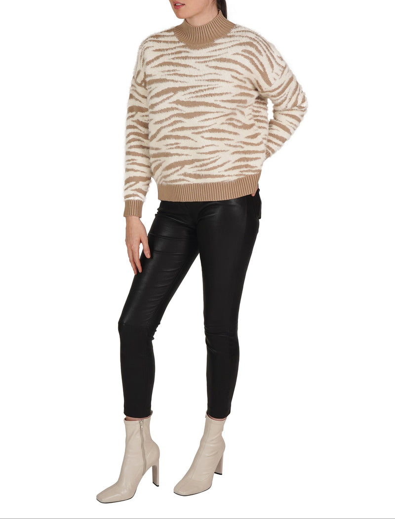 Zebra Fuzzy Pullover