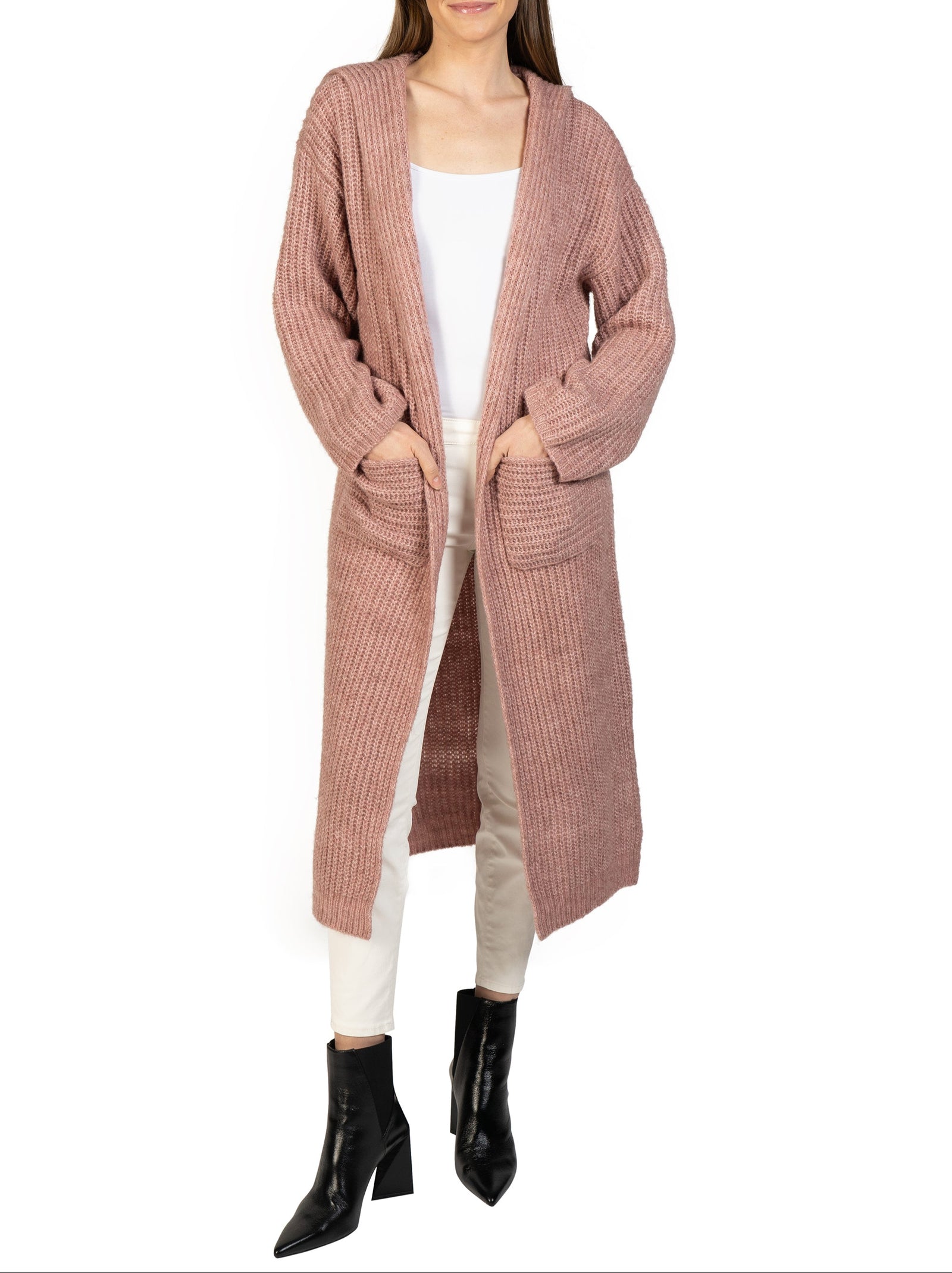 Love Token Women's Long Hooded Cardigan – Love Token US