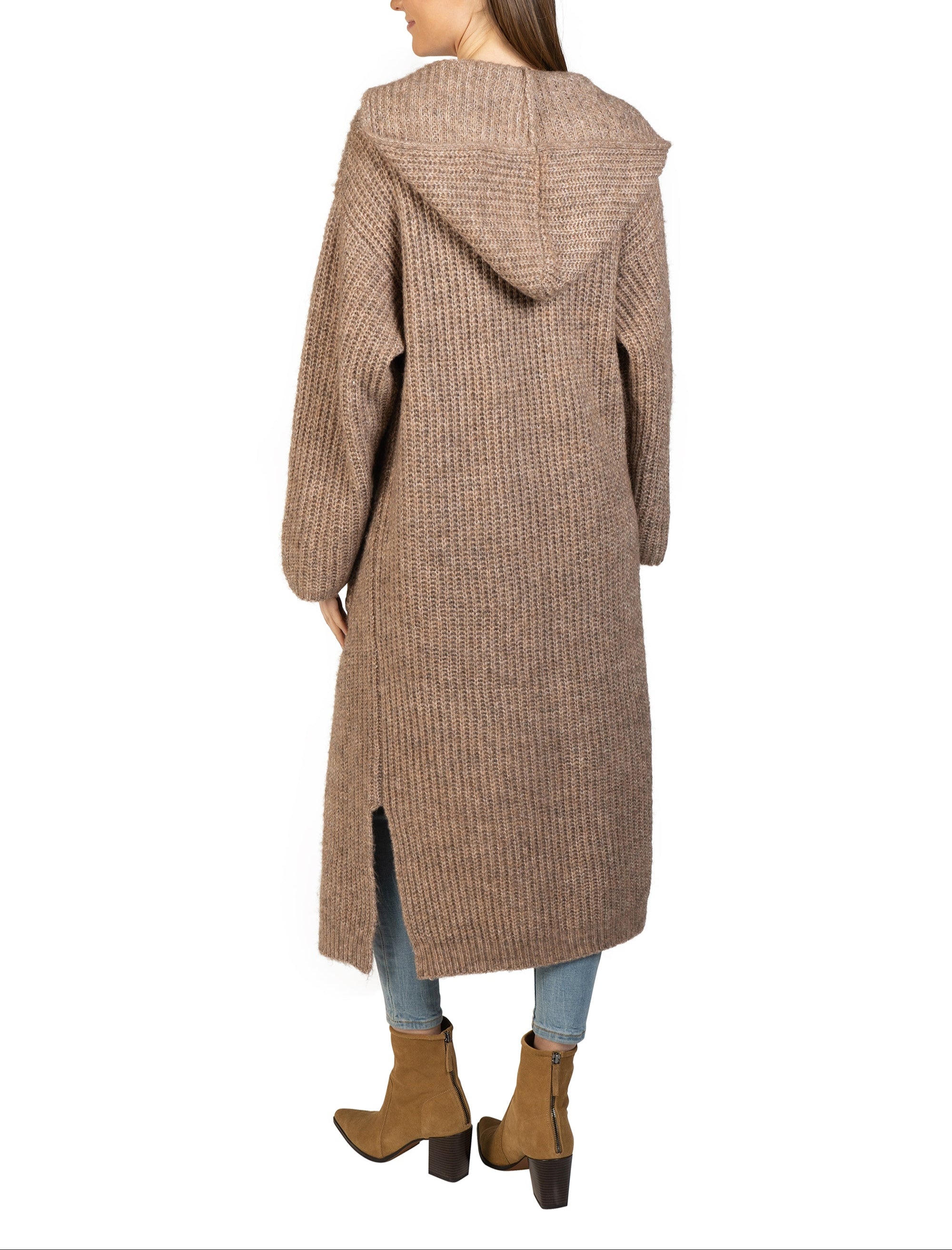 Love Token Long Hooded Cardigan 9