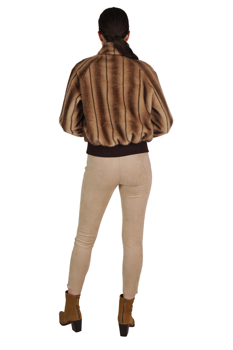 Faux Fur Bomber Jacket