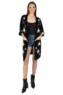 Star Knitted Cardigan