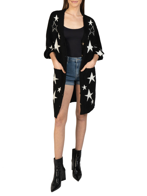 Love Token Star Knitted Cardigan 2