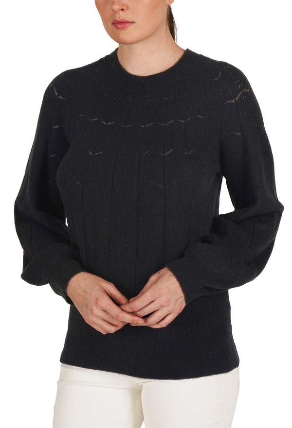 Love Token Lightweight Eyelet Sweater