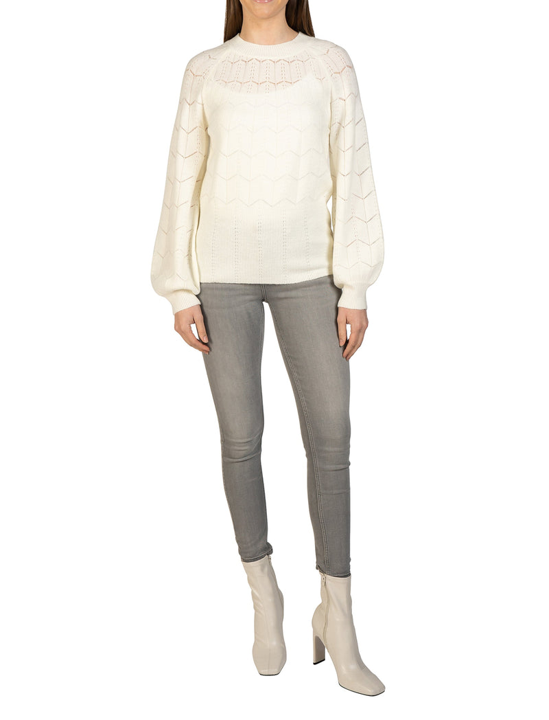 Lightweight Eyelet Sweater