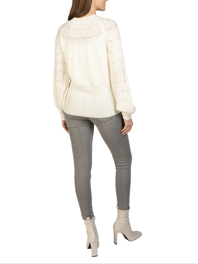 Lightweight Eyelet Sweater