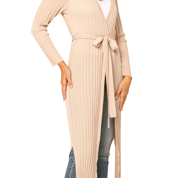 Liam Pleated Tied Cardigan Love Token Love Token US