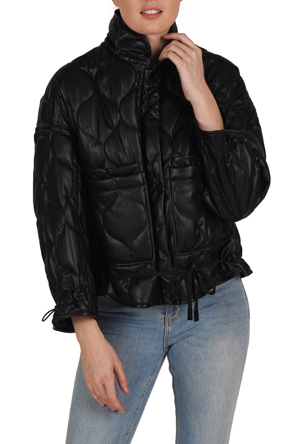 Love Token Cropped Quilted Jacket