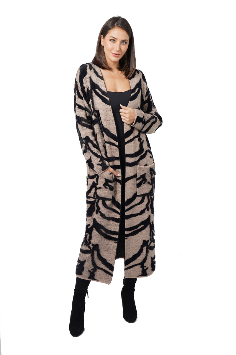 MARTY OPEN FRONT LONG CARDIGAN