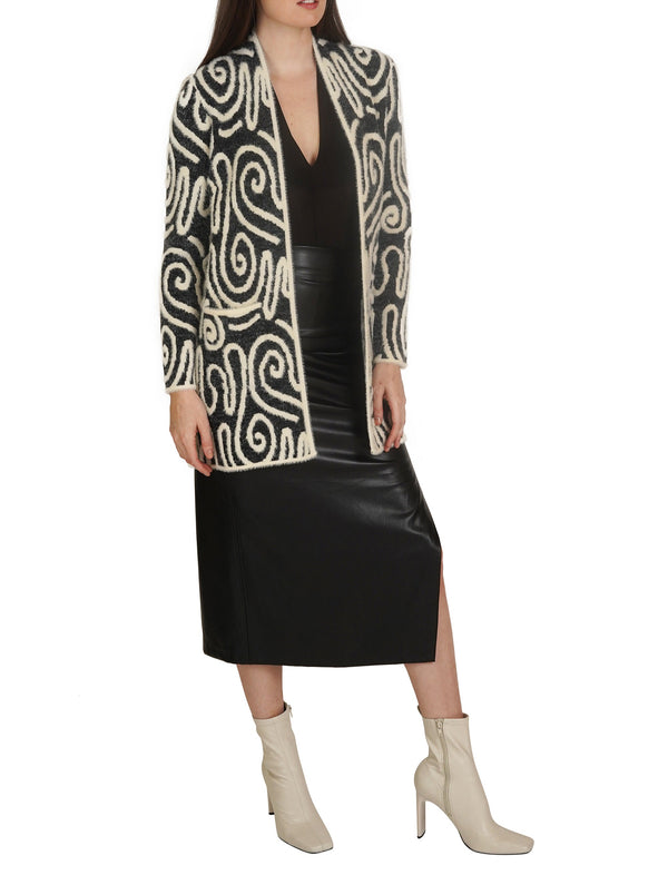 Swirl Short Cardigan
