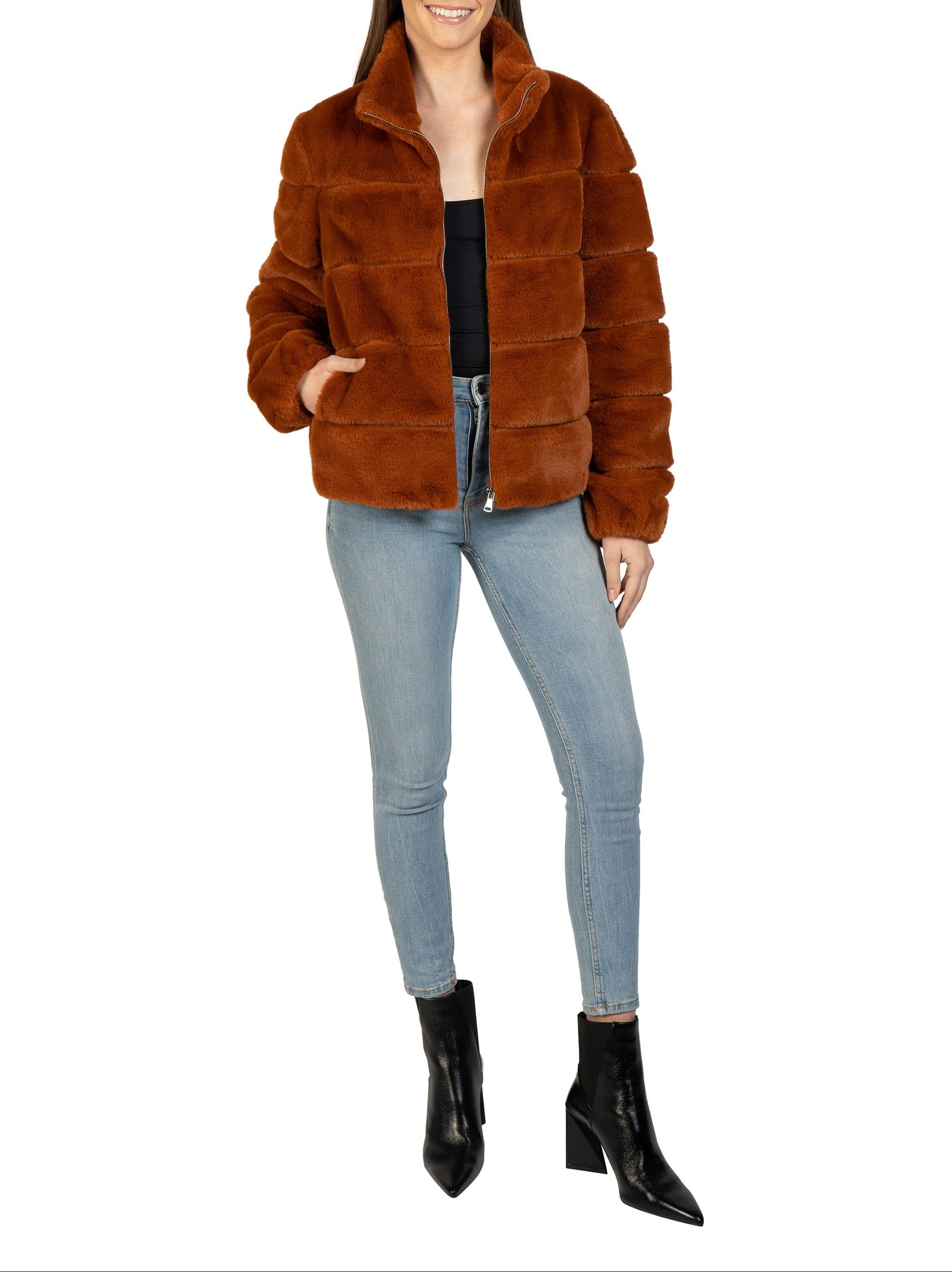 PRO FOUND AESTHETIC Faux Fur Jacket Lサイズ PRO FOUND AESTHETIC Faux Fur Jacket Lサイズ