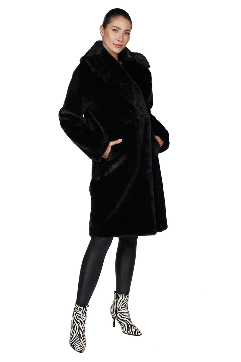 Palmer Long Faux Fur Coat