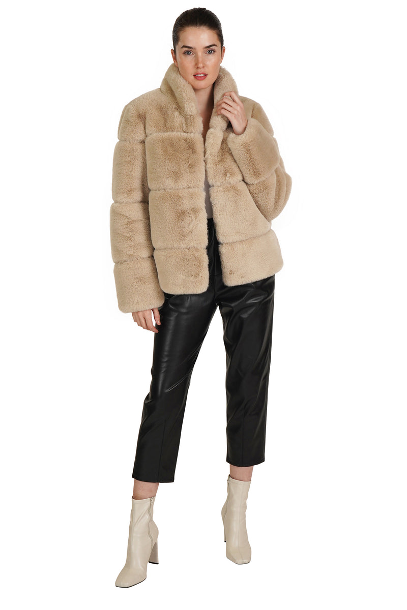 Love Token Faux Fur Winter Coat 7