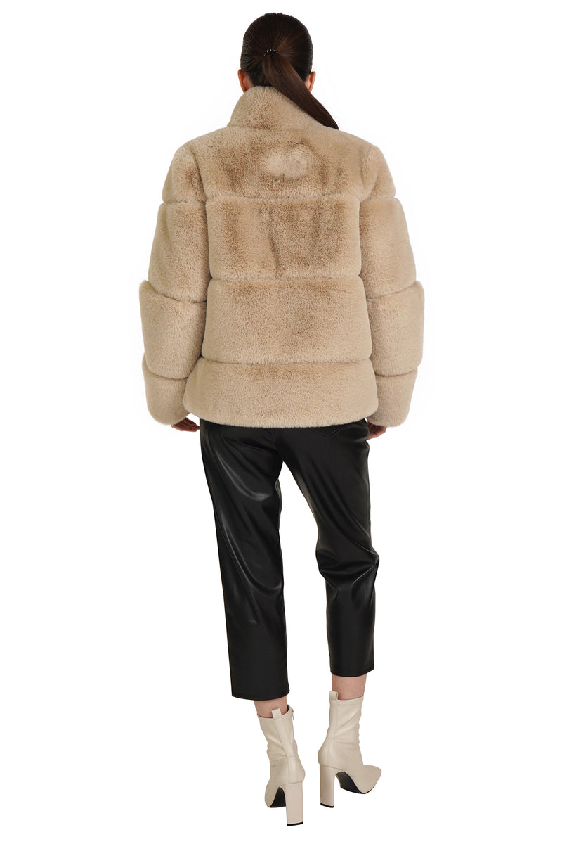 Love Token Faux Fur Winter Coat 8