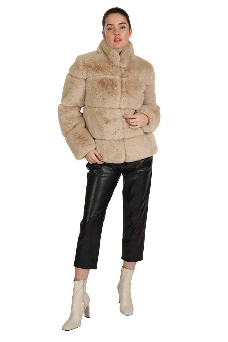 Love Token Faux Fur Winter Coat 6