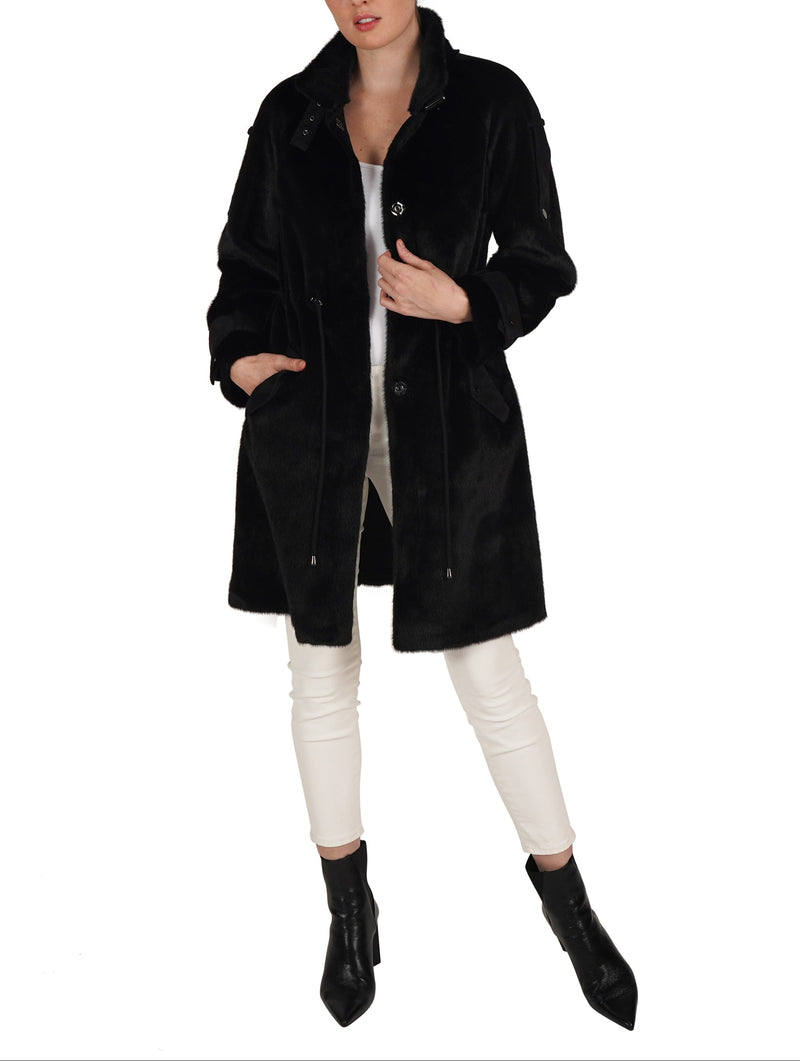 Tracy Faux Fur Parka Coat